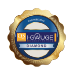QS I-GAUGE Diamond rating badge for engineering programs
